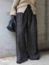 FRIFUL Women's Tie Waist Pockets Loose Wide Leg Casual Pants